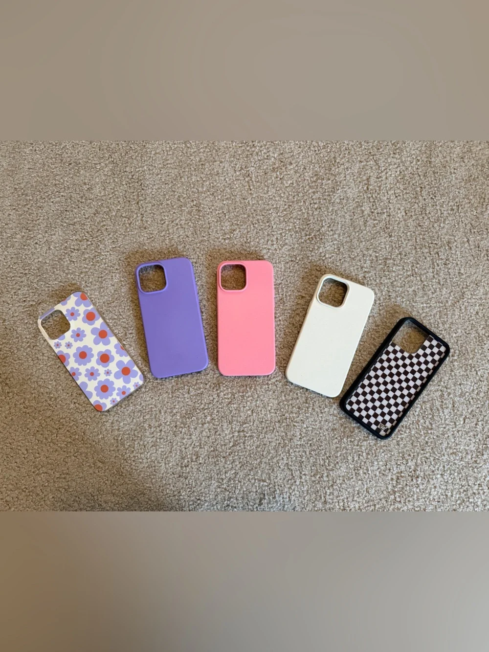 iPhone 13pro MAXPurple, Pink, White, Black & Floral Assorted iPhone Cases - Pack